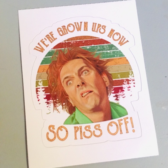 DROP DEAD FRED “Piss Off” Sticker - Picture 1 of 1